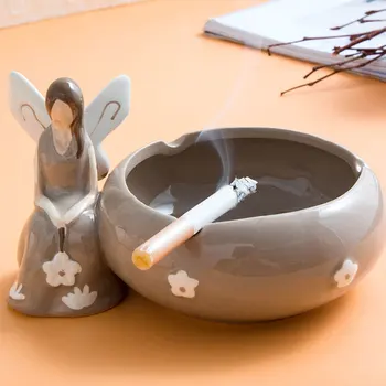 

Animal Ashtray Home Decorative Plate Cartoon Ash Tray Cute Decor Cigarette Ashtray Ceramic Ash Tray for Office Bar JJ80148