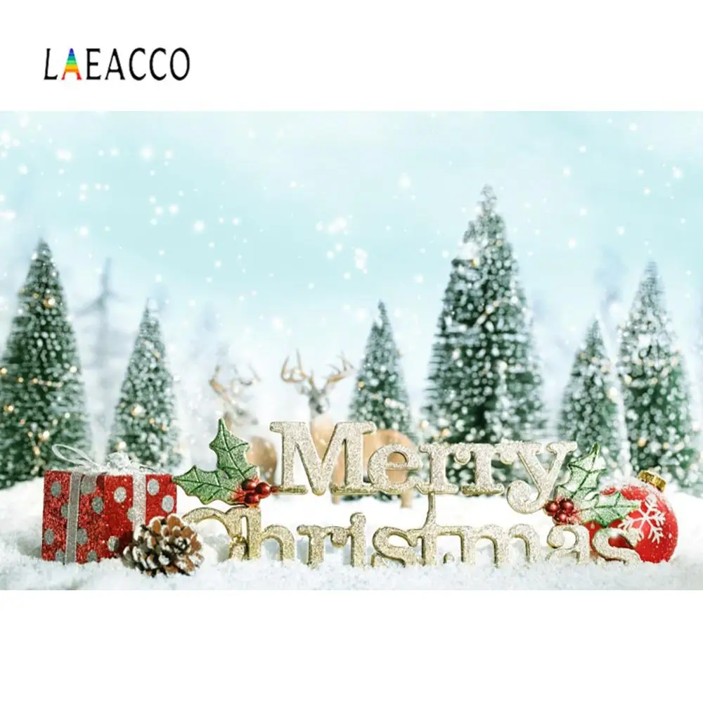 Laeacco Marry Рождество Зима счастливый новый год конусная Лампа Олень Снежинка