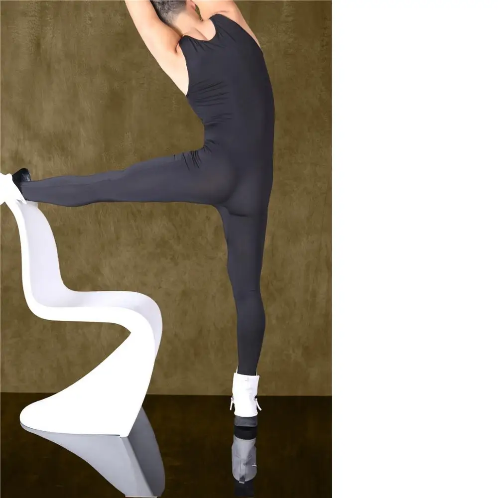 Men Sexy Leotard Yoga Fitness Corset One Piece Whole Body Slim Tight Stretchy Comfort Stylish