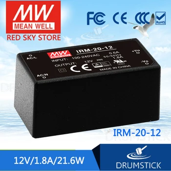 

nice MEAN WELL 2Pack IRM-20-12 12V 1.8A meanwell IRM-20 12V 21.6W Single Output Encapsulated Type