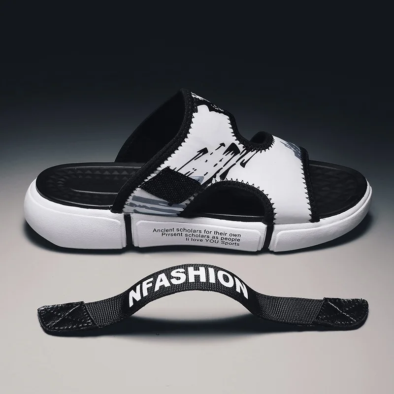 

Summer Slipper Men's 2019 New Style Korean-style Trend Sports Anti-slip Cool Outdoor Online Celebrity Beach Dual Purpose Sandals