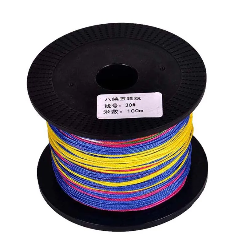 

8 Series 100 M Fishing Line Extra Large Chunky Fishing Line Strong Tension Pole Rod Lure Fishing 0.2-40