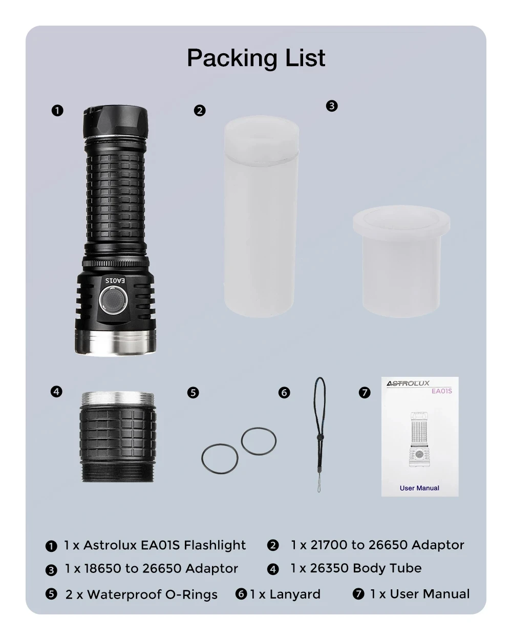 Astrolux Xhp50.2 Ea02 pm 11000lm ui Recarregável Forte Lanterna Led 21700 Bateria Ipx7 Busca Tocha Lâmpada Tática Ft02s Ea01s 4 * 14 pm 11000lm ui recarregável forte lanterna led