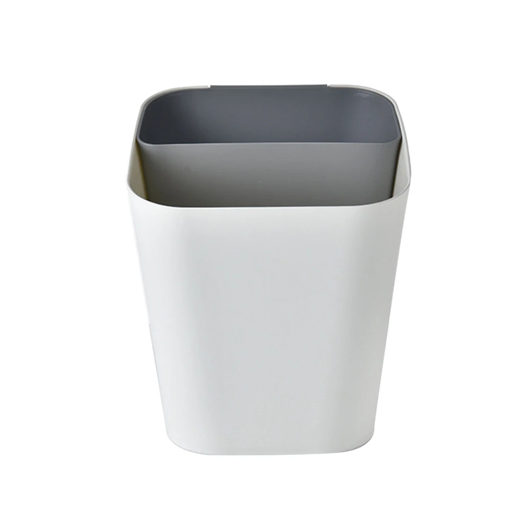 

Kitchen Plastic 2 In 1 Garbage Hotel Rubbish Can Home Living Room Waste Bin Wet And Dry Trash Classification Office Separation