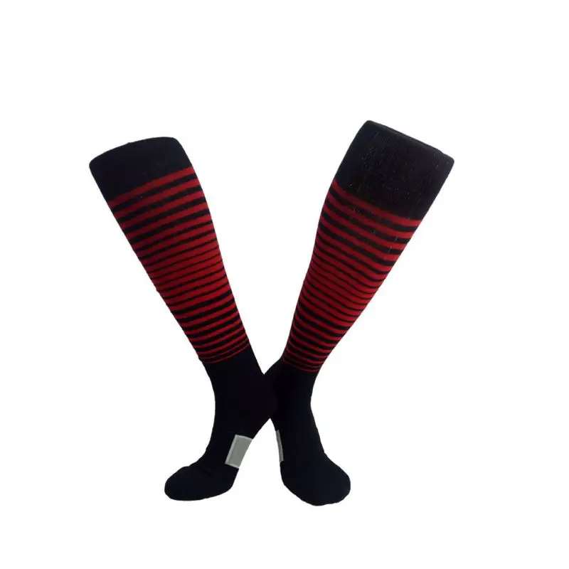 1 Pair Men Women Sports Socks Knee Legging Stockings Breathable Non-slip Soccer Baseball Football Over Knee Socks Hot