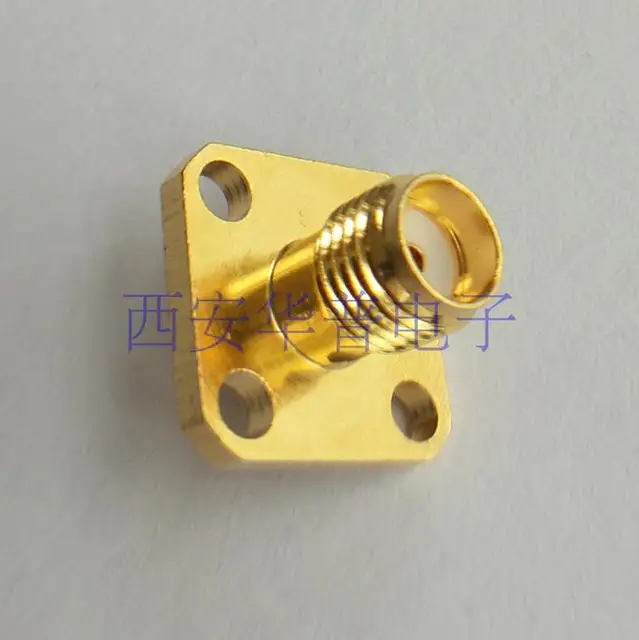 Sma-Kfd Rádiófrekvenciás Csatlakozó Sma Metal Fal 4 Lyukú Karima 18 G Nagyfrekvenciás Panel Rf - Image 2