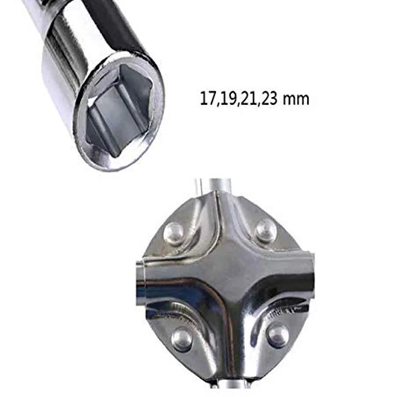 SHGO горячее удлинение автомобильных шин поперечный гаечный ключ сменный рукав инструмент для экономии усилий удаление гаечный ключ все в одном торцевой ключ