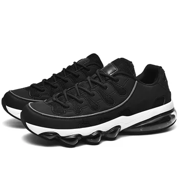 

Men Shoes Casual Breathable Lightweight Sneakers Fashion Lace Up Non Slip Shoes Male Footwear Size 38-46