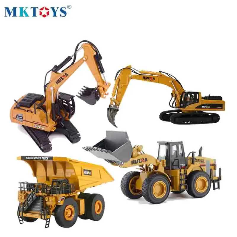 Масштаб 1/40 модель HUINA игрушки грузовик экскаватор трактор игрушка бульдозер