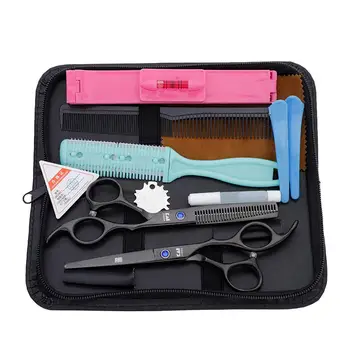 

Hair Cutting Scissors Set Haircut Scissors Kit Thinning Shears Comb Clips Hairdressing Hair Cutter Comb Hair Styling Tools