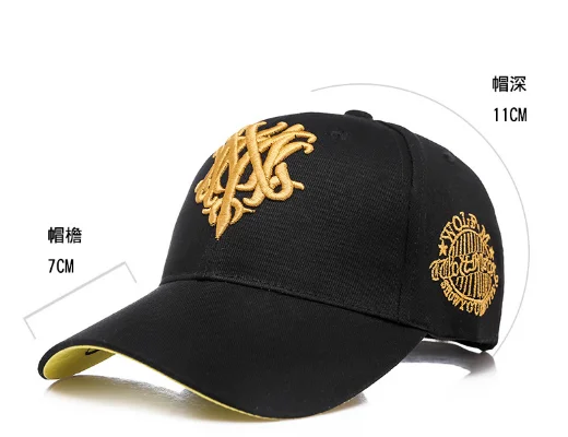 nuevo NY tridimensional sombrero de Padre con bordado de los hombres de moda de verano gorra de béisbol salvaje primavera V