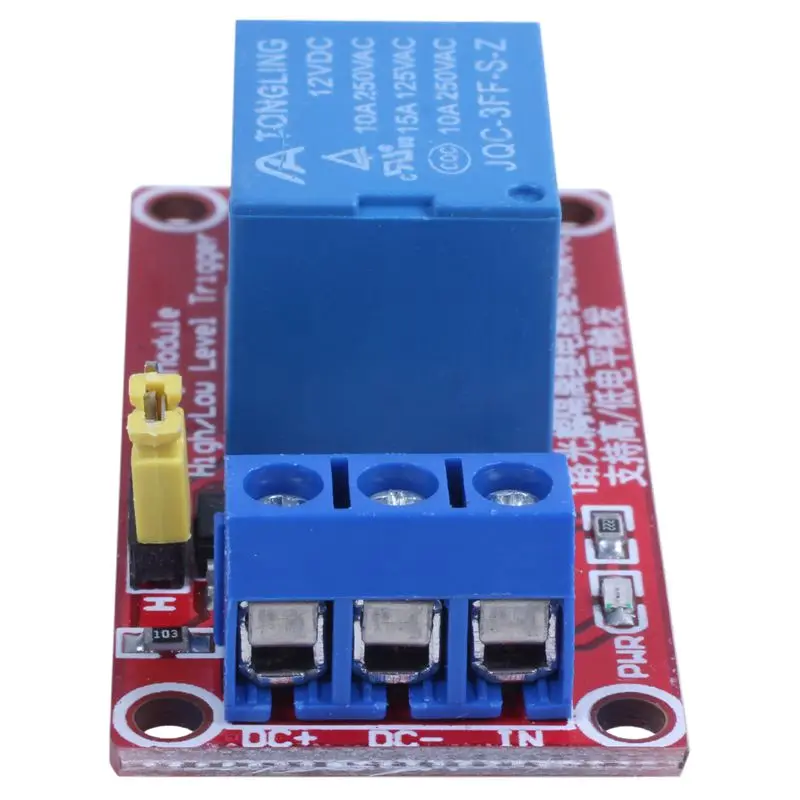 1-канальный 12 В H / L переключатель уровня оптрон релейный модуль для Arduino Новый |