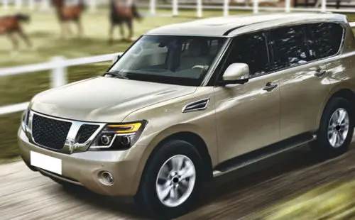 Автомобильный светодиодный фонарь в полоску для Nissan Patrol фары 2010 2016 Infiniti QX56