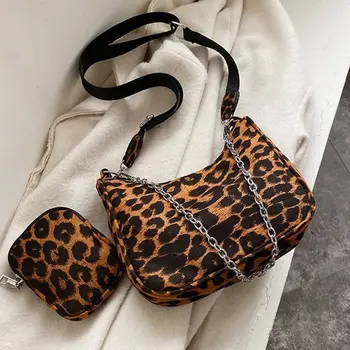 

Women Nylon Handbag Shoulder Crossbody Bag with Mini Pocket Tote Messenger Purse 4XFF