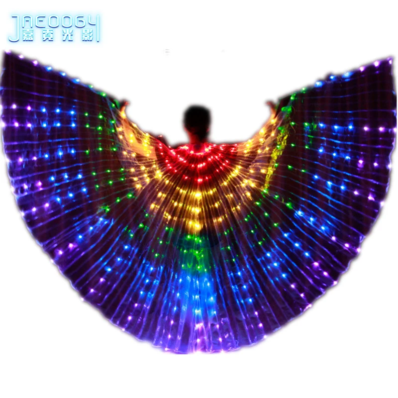 

Alas Color Angle Led Wings Adult Led Costume Circus Light Led Luminous Costumes Party Show Isis Wings Dancewear