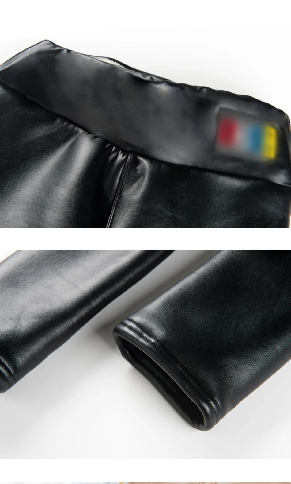 Thicken Velvet Leather Leggings For Cold Winter Women Cashmere PU Leather Workout Leggings Warm Pants Push Up Hips Leggings