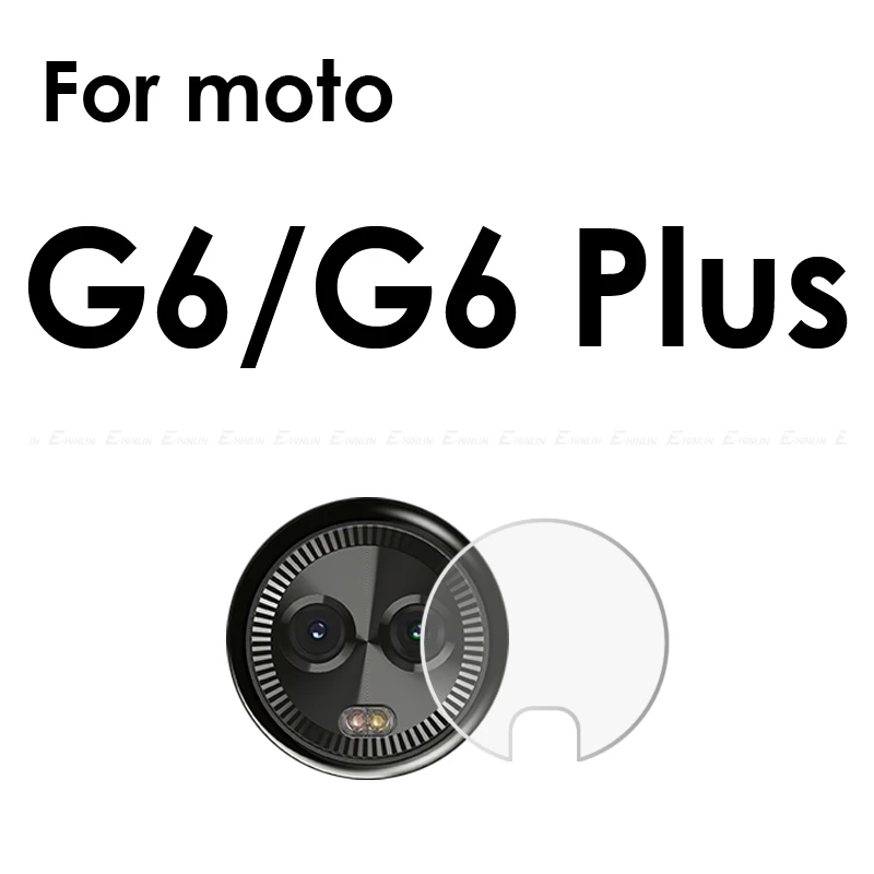 For Moto G6 Задняя крышка объектива камеры из закаленного стекла для Motorola Moto G7 G6 G5S G5 G4 Plus power Z2 Z Force Play Защитная пленка для экрана - Цвет: For Moto G6