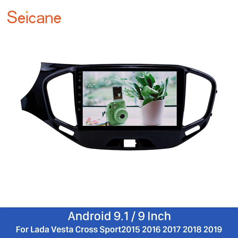 Seicane 9 дюймов Автомобильный gps радио плеер Android 1 для Lada Vesta Cross Sport 2015 2019 рулевое