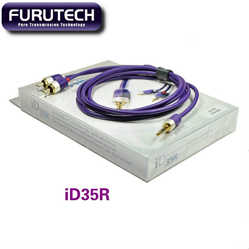 Furutech-ハイファイrcaケーブル,id-35r〜2 rca,オーディオコネクタ