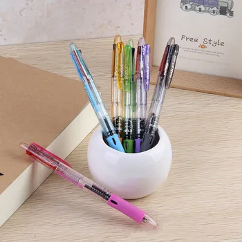 

3 Colors In 1 Candy Plastic Ballpoint Pens Creative Pens Kawaii Ball Pens For Children Gifts School Office Supplies Stationery