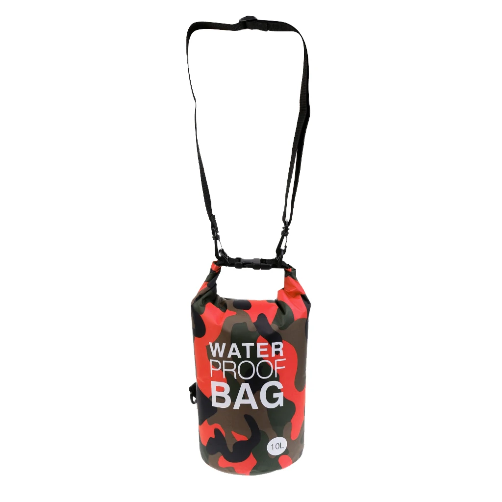 500DPVC 10L Camo Waterproof Dry Bag Sack for Kayaking Camping Rafting Waterproof Dry Bag Dry Bag for Kayaking