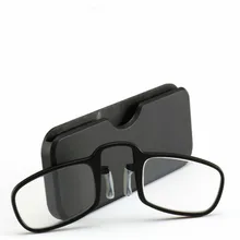 1 шт. зажим для носа очки для чтения с коробкой для женщин и мужчин плюс универсальный чехол+ 1,5+ 2,0+ 2,5