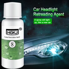 20ML Car Polish Restoration Kit Headlight Refurbished Agent Brightening Headlight Repair Lamp Glass Cleaning Auto Accessories