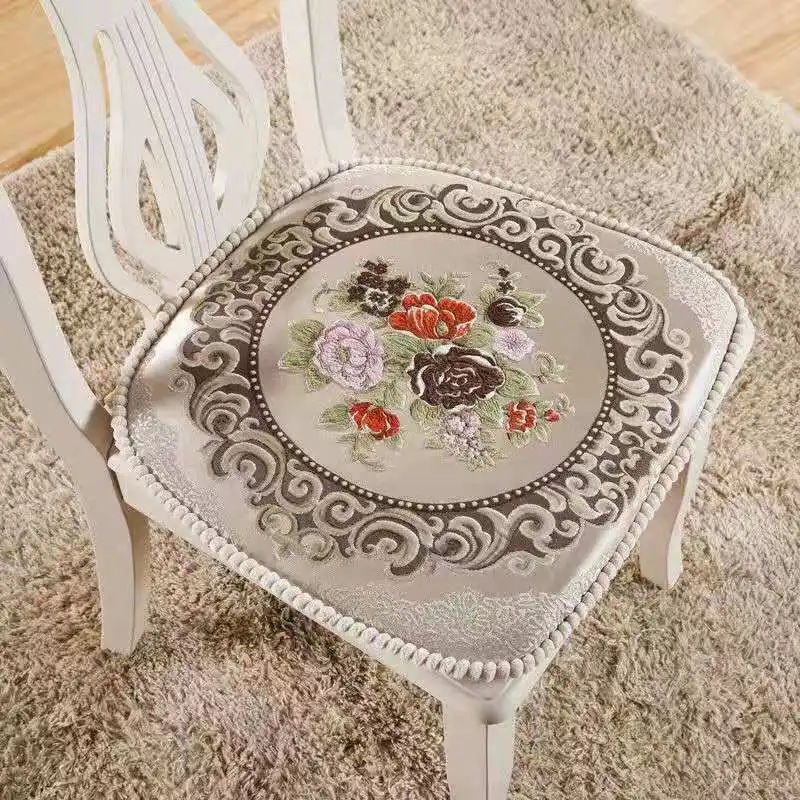 Reversible Chair Pad Seat Cushion for Kitchen Chairs Non-Slip Washable Pillow Chair Cushion 4