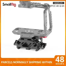 SmallRig Grundplatte Kit Mit 15mm Schiene System + Arri Schwalbenschwanz für BMPCC 4K (Manfrotto 501PL Kompatibel) schnellwechselplatte-2266