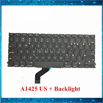 

New A1425 US keyboard with Backlight For Apple Macbook Pro Retina 13" A1425 US English Laptop keyboard 2012 2013 Year