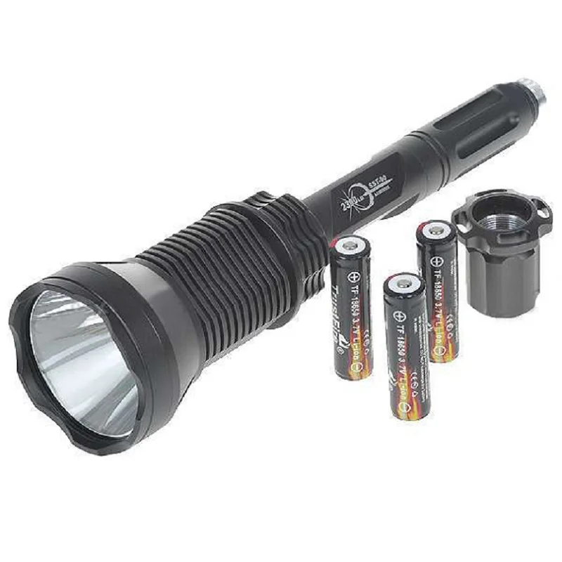 Светодиодный фонарик TrustFire X6 SST-90 XM-U2 5-Mode 2300-Lumen с памятью + 3 шт. x 18650 аккумуляторных