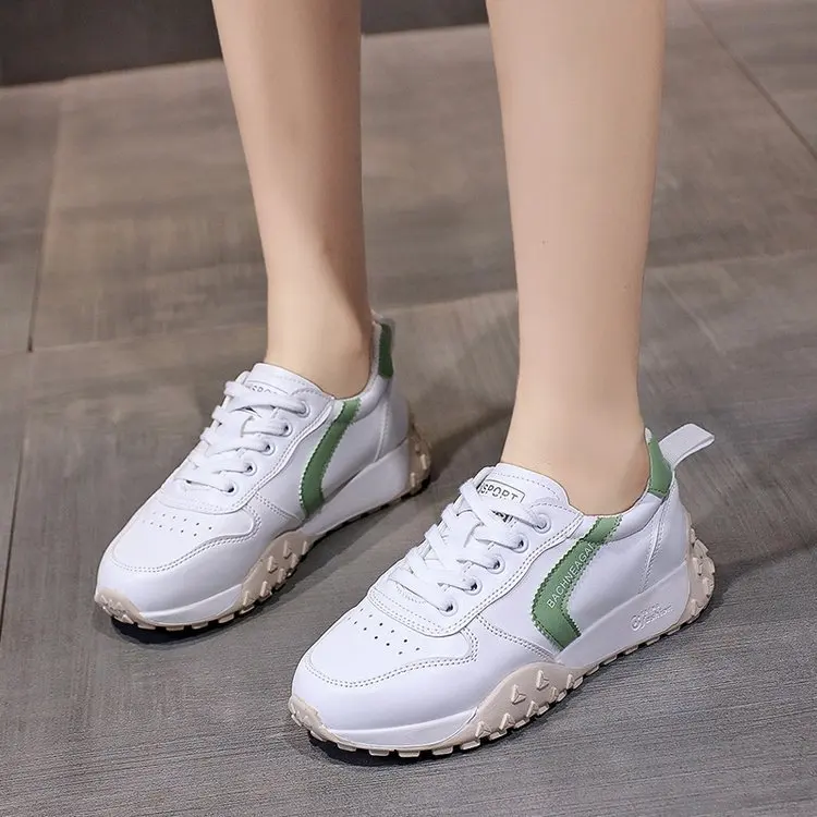 Little White Women's Shoes 2021 New Autumn Women's Shoes Single Shoes Autumn Sports and Leisure Old Shoes Spring and Autumn