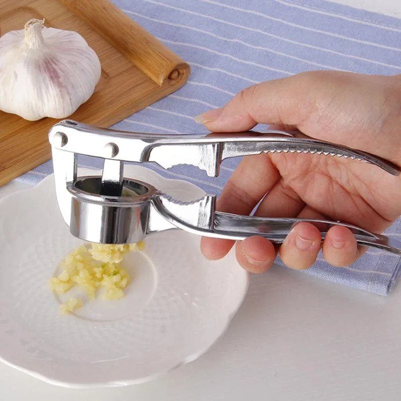 

Stainless Steel Garlic Press Crusher Home Cooking Vegetables Ginger Squeezer Masher Handheld Ginger Garlic Mincer Kitchen Tools