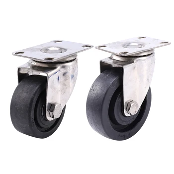 

Caster Wheels , Heavy Duty Casters Without Brake, No Noise Locking Casters Wheels, Swivel Plate Castors