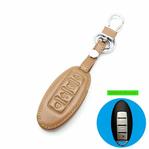 Автомобильный ключ кожаный чехол держатель для Nissan Qashqai J10 J11 X-Trail T31 T32 kicks Tiida Pathfinder муранское Примечание Juke Micra - Название цвета: H Styles
