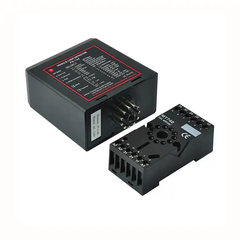 220 V PD-132 Индуктивный автомобиль Одноконтурный детектор для автоматическое открывание дверей барьер ворота транспортный Индуктивный транспортного средства доступа