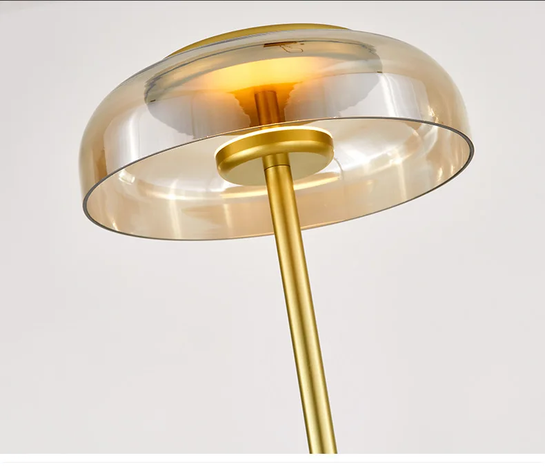Постмодерн персональный стеклянный светодиодный Напольная Лампа для спальной Кабинета свет роскошная атмосфера дизайнер торшеры