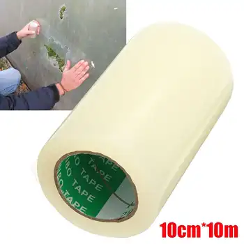 

1PC 10cm x 10m Greenhouse Film Repair Tape Patch Extra Strong Clear UV Greenhouse Polythene Permanent Repair Tape Clear Color