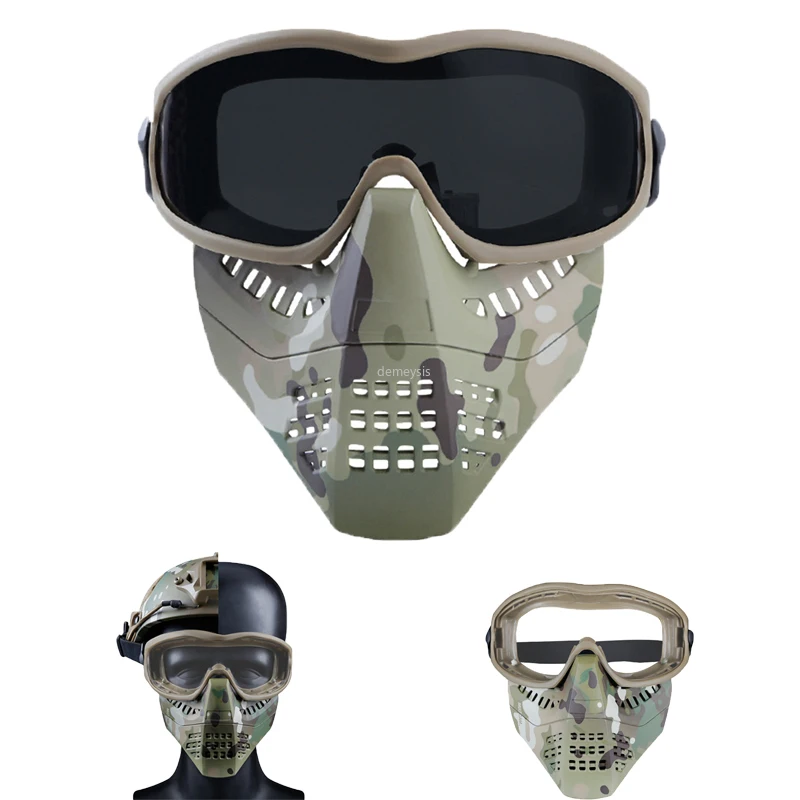 

Airsoft Paintball Tactical Masks Lightweight Full Face Hunting Shooting Military Masks Men Women Outdoor Hunting Combat Mask