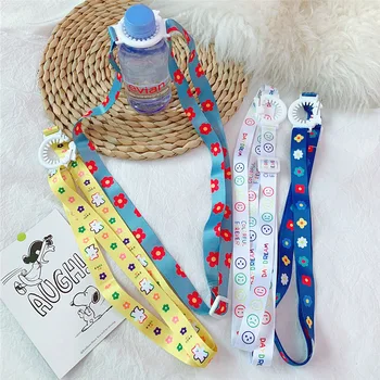 

Travel Accessorie Woman Flower Water Bottle Buckle Suitcase Luggage Bag Portable Mineral Water Carry Strap Organizer Security