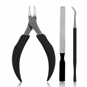 

Nail Files Nails Accessoires Stainless Steel Metal File Toe Finger Cuticle Nipper Nail Cutter Plier Scissors Manicure Tools