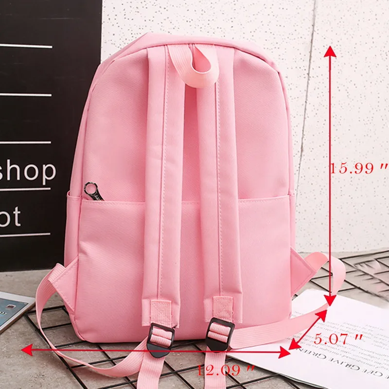 4 шт. рюкзак детские школьные сумки для девочек и мальчиков брезентовый школьный модный детский рюкзак для подростков милый детский рюкзак