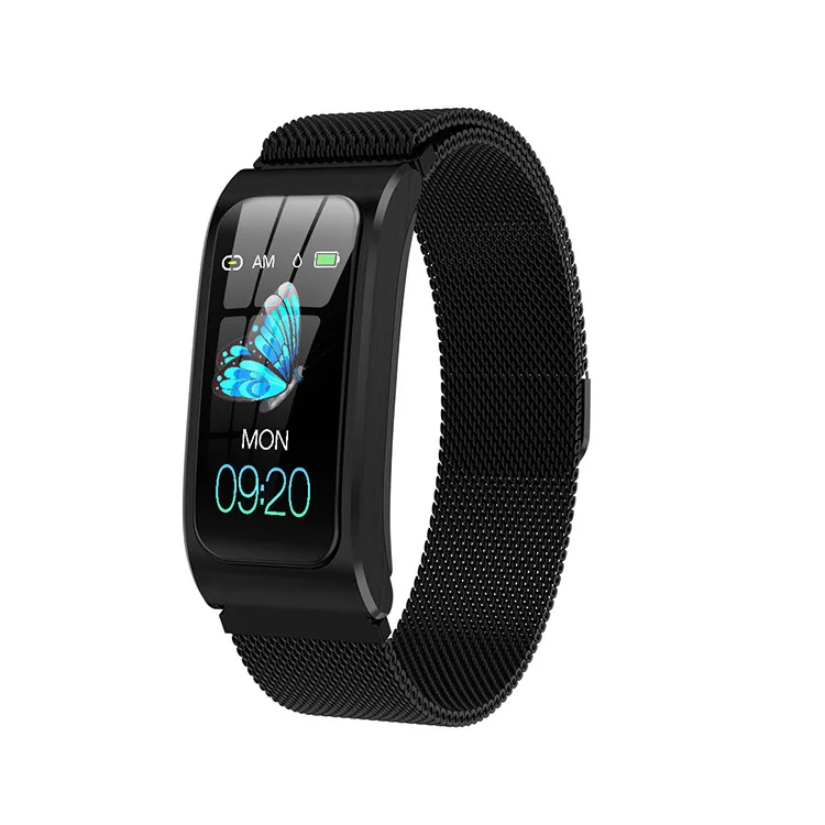 

AK12 Smart Bracelet 1.14 Color Screen Bracelet High-Resolution IP67 Waterproof Hand Raising Bright Screen Information Push