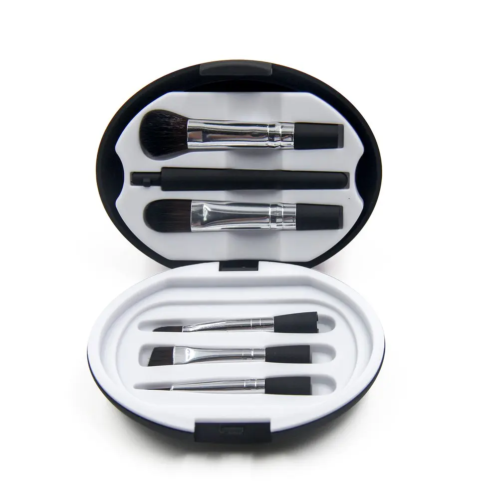 

5pcs/set Portable Makeup Brushes Set Black Soft Blending Powder Foundation Concealer Brush Beauty Makeup Brush Tool