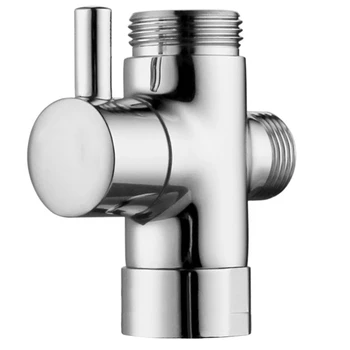 

Promotion! Faucet Shower Diverter 3 Way Shower Arm Diverter 2 Functions Shower Faucet Valve for Shower Mixer Brass Body Chrome P