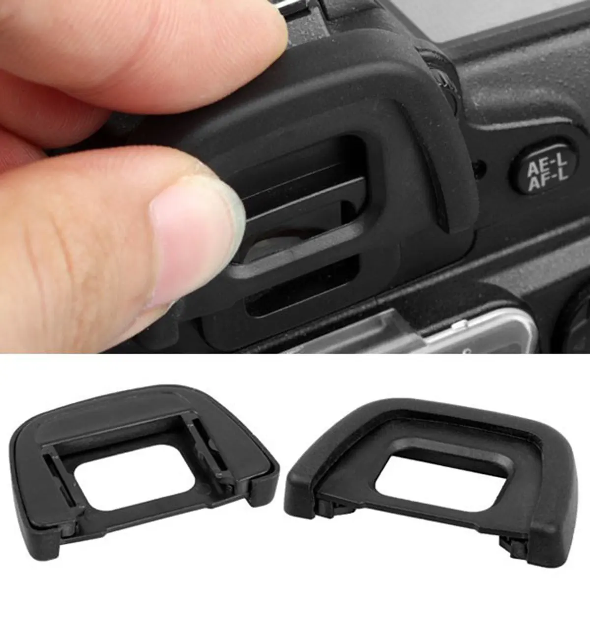 Rubber EyeCup 2pcs For Nikon D600 D610 D700 D7000 D7100 D7200 D90 D80 D70S D70 D70S