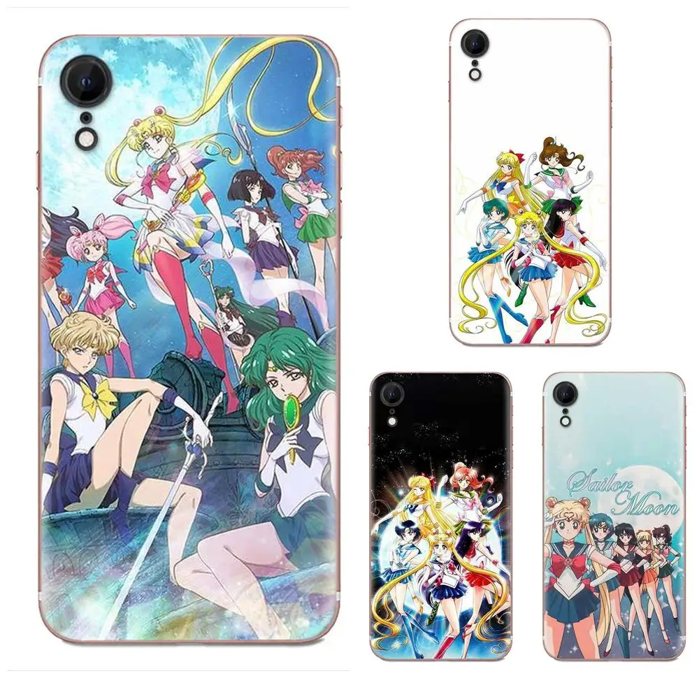 Чехол для телефона Sailor Moon мультяшный Huawei Honor Mate 7 7A 8 9 10 20 V8 V9 V10 V30 P40 G Lite Play Mini Pro P Smart