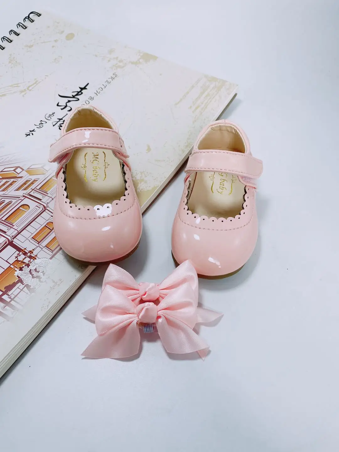 Baby Girls Shoes Patent Leather Princes Shoes Big Bow Mary Janes Party Shoes For Kids Dress Shoe  Autumn Spring Child Baby children's sandals near me