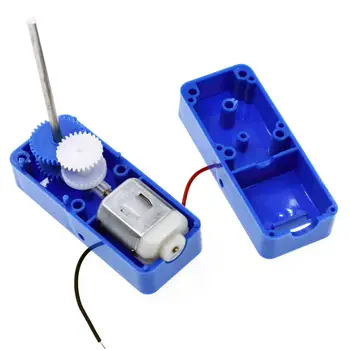 

DC 1.5-6V 1:94 Mini Electric Reduction Box DC Gear Motor Biaxial Output for DIY Robot Car Engine Toys Parts DC1.5-6V
