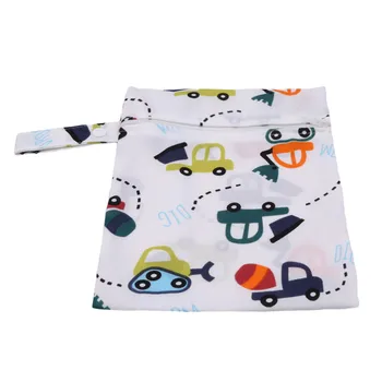 

2019 New Wet Bag Washable Reusable Cloth Diaper Bag Isolated Smell Sports Travel Tote Bag Small 25 * 19.5cm